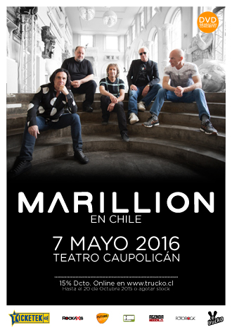 Concierto de Marillion en Santiago de Chile 2016