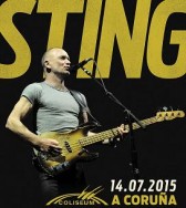 Concierto de Sting en Coruña, España, Martes, 14 de julio de 2015