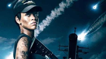 Battleship Rihanna on Rihanna En La Pelicula Battleship Rihanna La Cantante De Pop