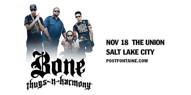 Concierto de Bone Thugs-n-Harmony en Salt Lake City, Utah, Estados Unidos, Jueves, 18 de noviembre de 2021