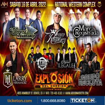 Concierto de Larry Hernández en Denver, Colorado, Estados Unidos, Sábado, 16 de abril de 2022