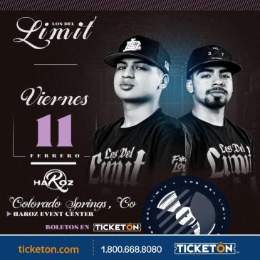 Concierto de Los Del Limit, LOS DEL LIMIT, en Colorado Springs, Colorado, Estados Unidos, Viernes, 11 de febrero de 2022