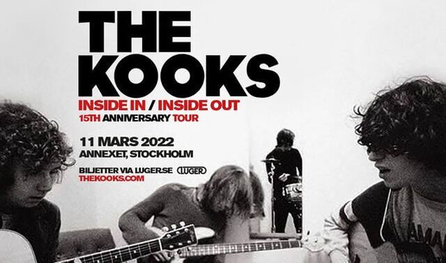 Concierto de The Kooks en Estocolmo, Suecia, Viernes, 11 de marzo de 2022