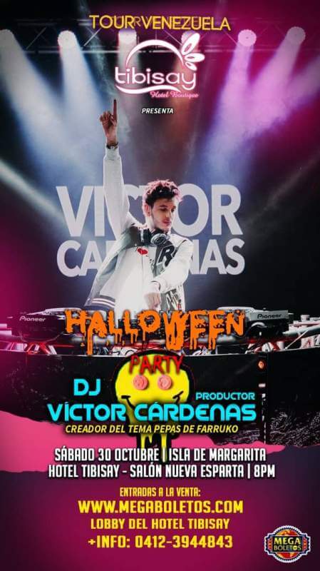 Concierto de Víctor Cárdenas en Pampatar, Nueva Esparta, Venezuela, Sábado, 30 de octubre de 2021