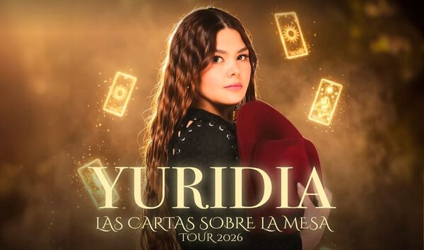 Concierto de Yuridia, Las Cartas Sobre La Mesa Tour, en Ciudad Hidalgo, México, Lunes, 02 de noviembre de 2026