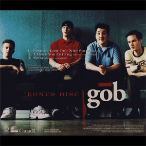 Álbum Bonus Disc de Gob