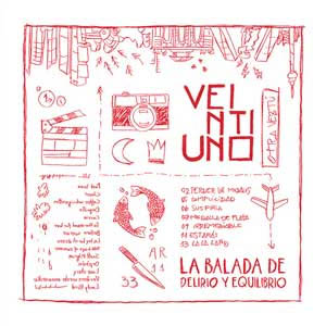 Álbum La Balada De Delirio Y Equilibrio de Veintiuno