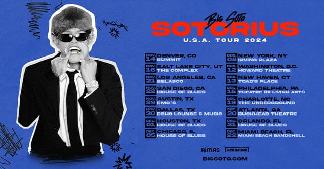 Big Soto - Tour en Estados Unidos