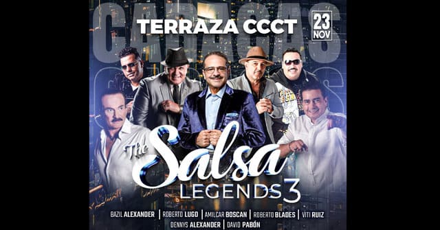 Amílcar Boscán, David Pabón, Viti Ruíz y Bazil Alexander se unen a Roberto Blade y Roberto Lugo en “The Salsa Legends 3”