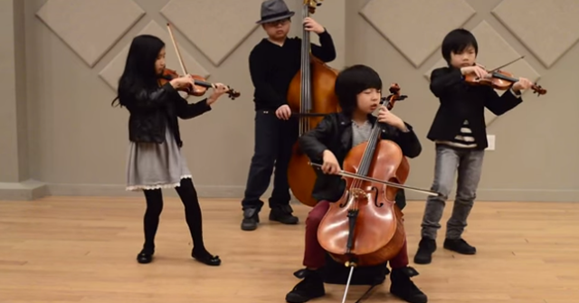 Niños genios tocan tema de Katy Perry en violín y cello